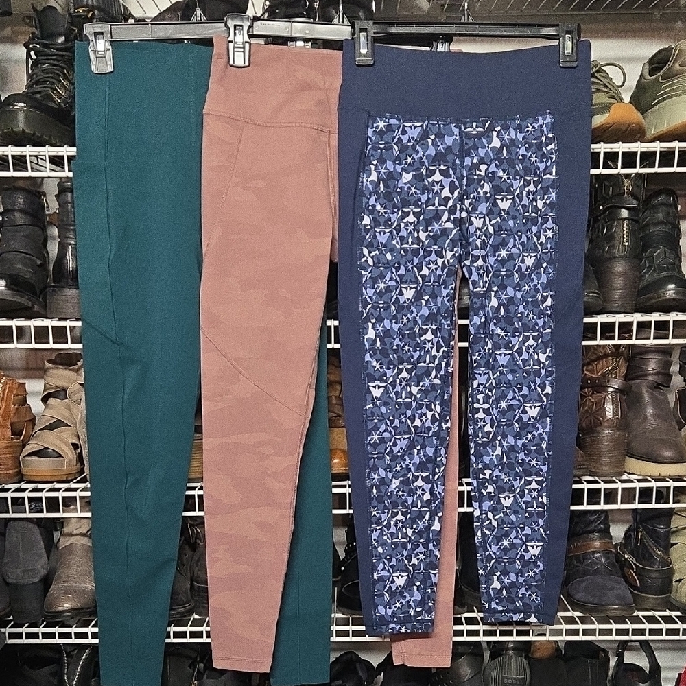 SWEATY BETTY Tights Lot Of 3 Pair, Sz S